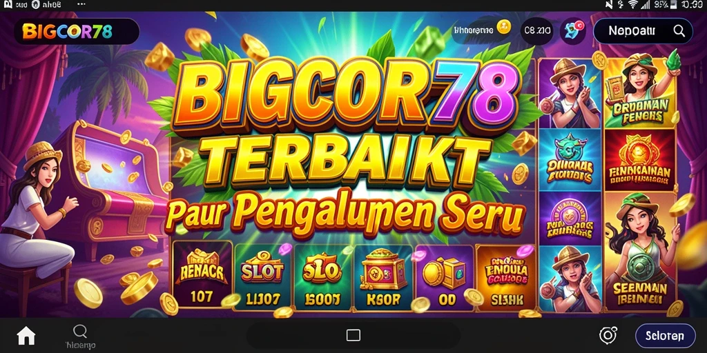 Tampilan gameplay seru dan menarik dari BIGCOR78.