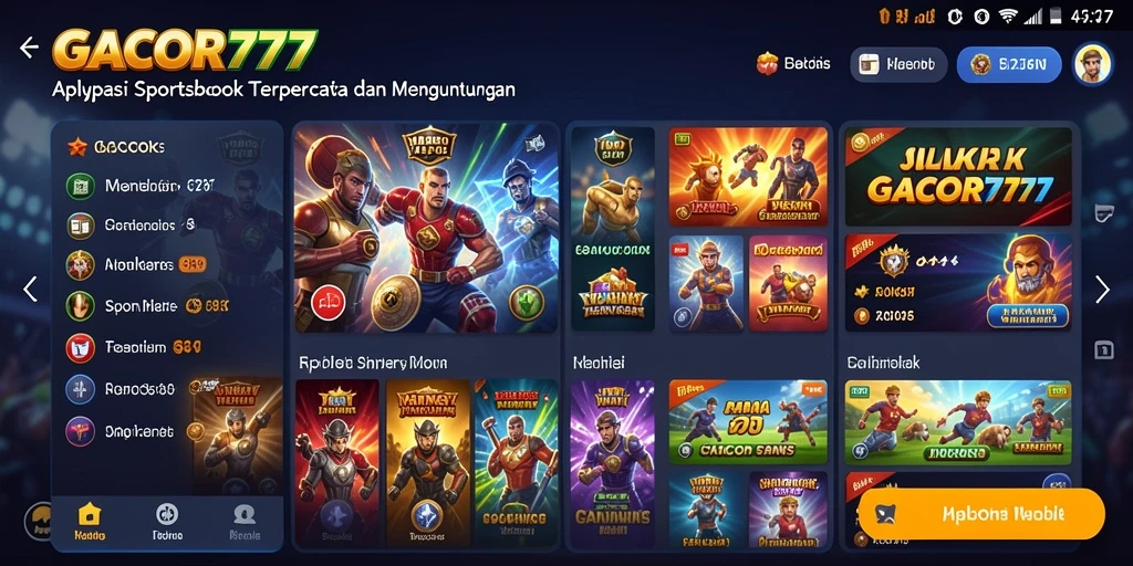 Tampilan gameplay GACOR777 yang menarik dan interaktif.