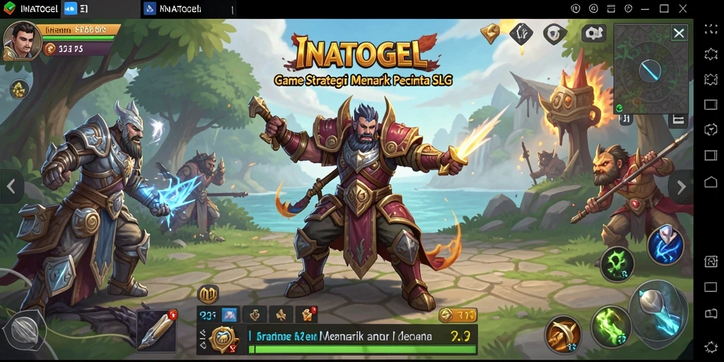 Tampilan gameplay seru dan menantang di INATOGEL.