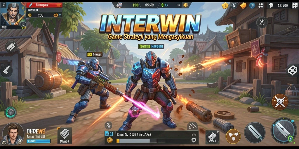 Tampilan menarik dari gameplay INTERWIN yang strategis.
