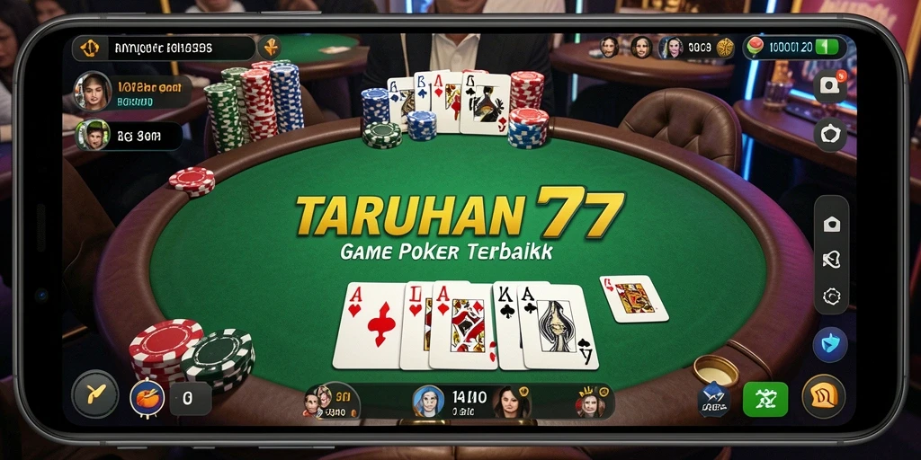 Screenshot gameplay TARUHAN77 yang menampilkan aksi seru Poker.